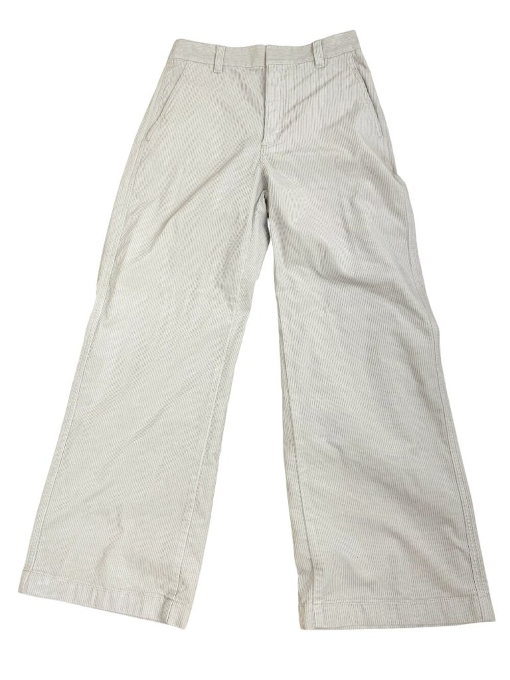 Comptoir des Cotonniers x Uniqlo Corduroy Trousers Stone Beige Wide Leg (M)